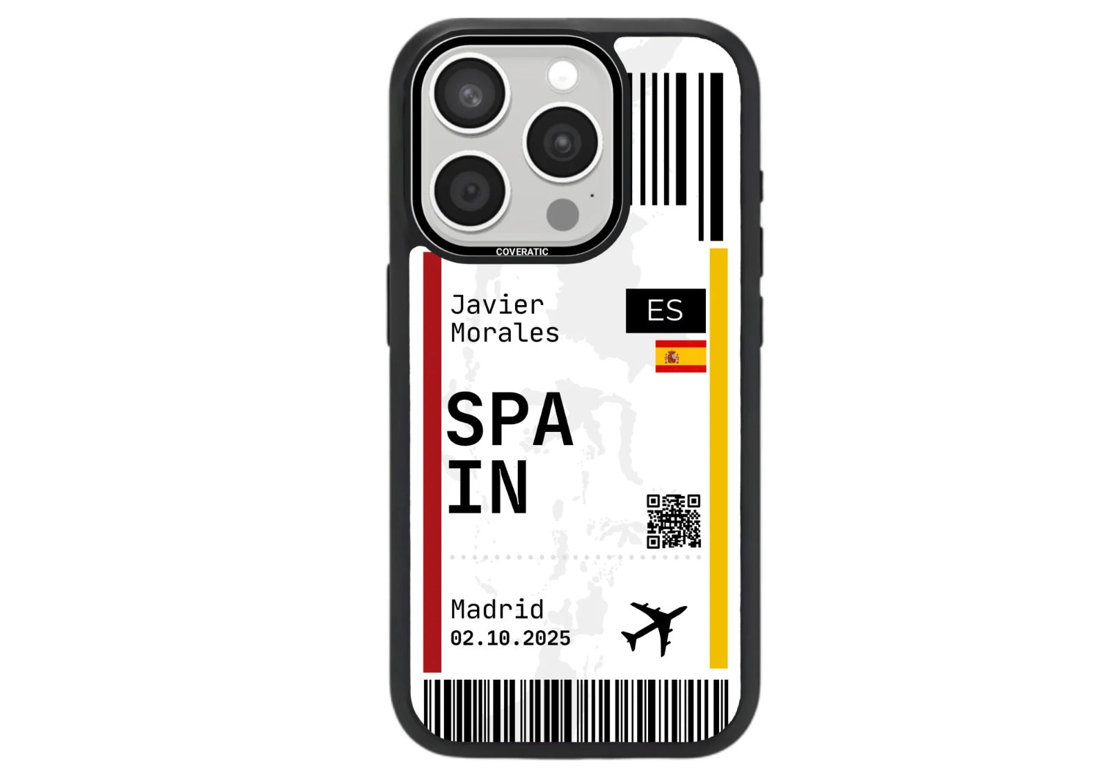 Husă Coveratic – Design Boarding Pass Spain